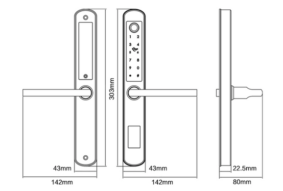 Зовнішній вигляд TTLOCK SLIM.