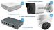 Комбинированый комплект IP видеонаблюдения на 4 камеры