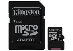 Внешний вид Kingston 64 GB microSDXC Canvas Select UHS-I Class 10.