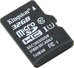 Внешний вид Kingston UHS-I G2 Class10 (SDC10G2/32GB).